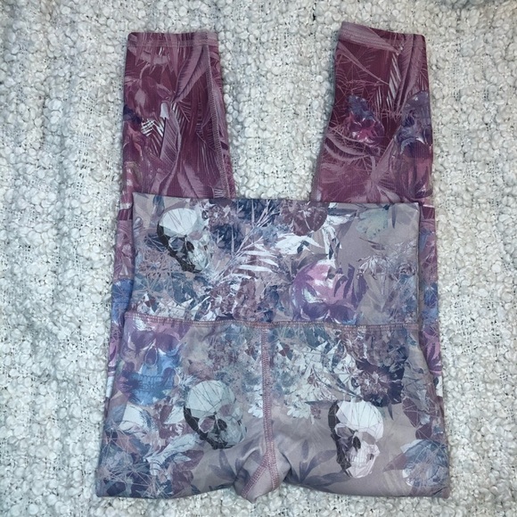 EVOLUTION And Creation Printed Multicolour Skulls Leggings XS - Picture 6 of 6